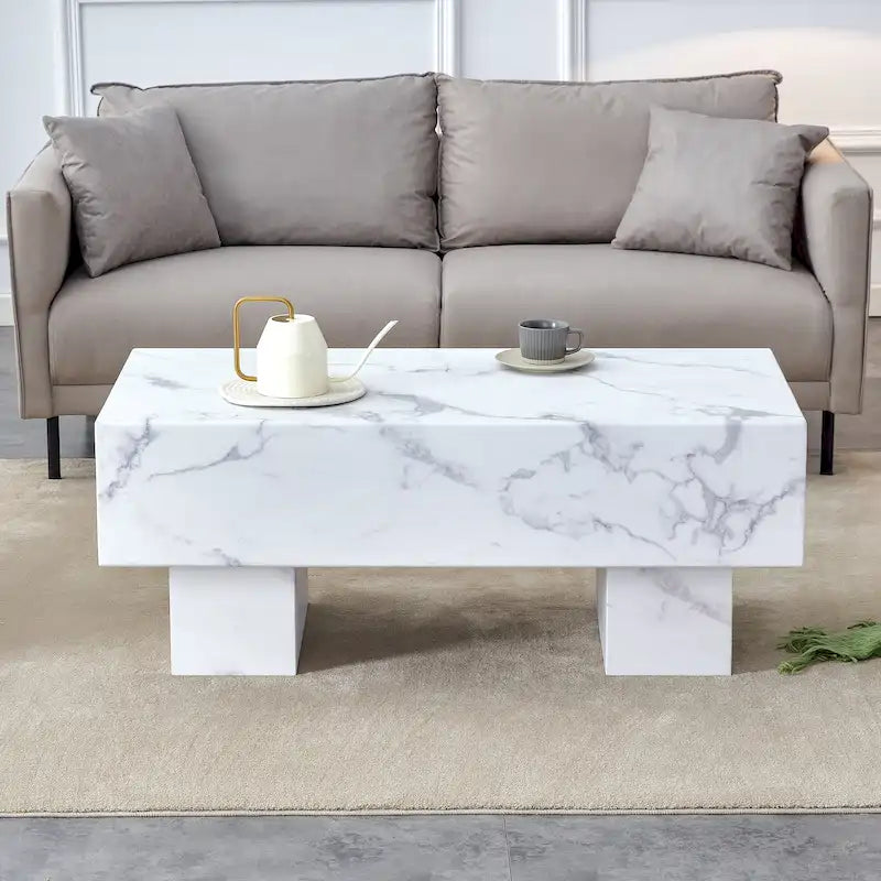 Modern Simple Texture Sticker MDF Coffee Table