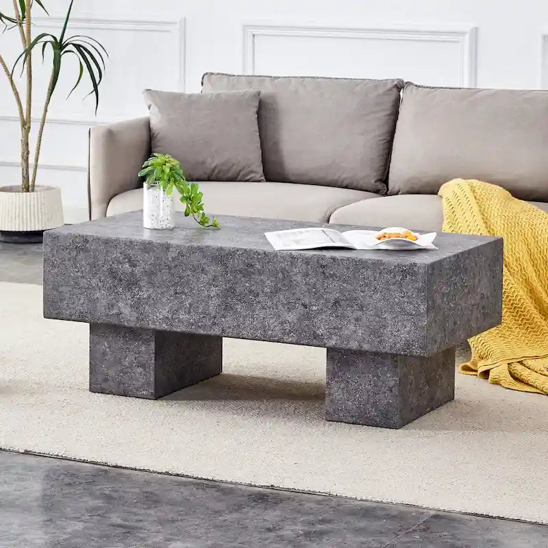 Modern Simple Texture Sticker MDF Coffee Table