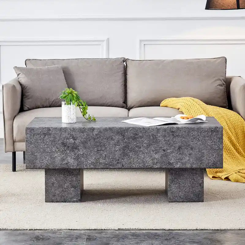 Modern Simple Texture Sticker MDF Coffee Table