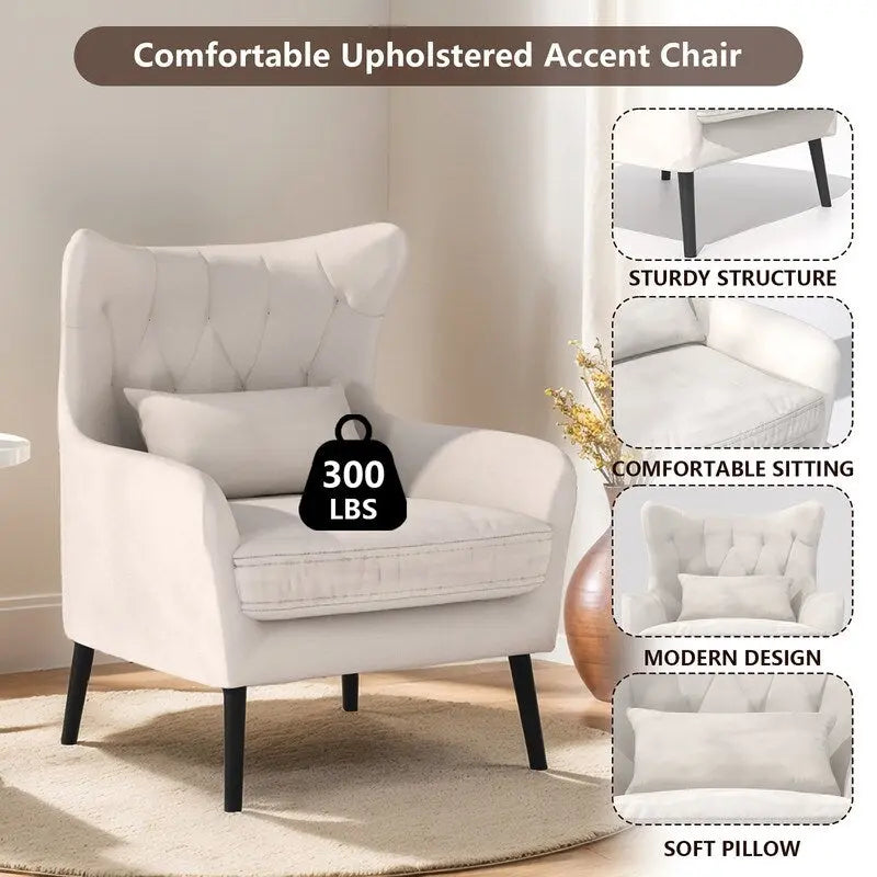 2-Piece Modern Velvet Living Room Couch Set Upholstered