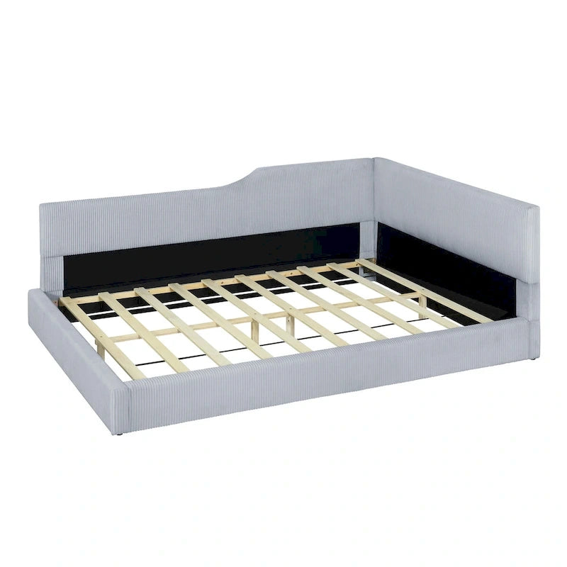 Full L-Shaped Daybed with Solid Frame