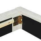 Full L-Shaped Daybed with Solid Frame