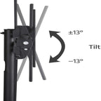 Mobile TV Stand with Wheels