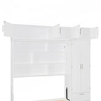 Versatile Queen Size Murphy Bed with Integrated Storage and Foldable Design for Space Optimization