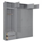 Versatile Queen Size Murphy Bed with Integrated Storage and Foldable Design for Space Optimization