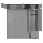 Versatile Queen Size Murphy Bed with Integrated Storage and Foldable Design for Space Optimization