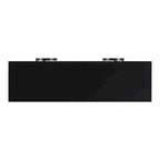 58.9 MDF Console Table With 4-Door And Round Ring Handles & 5-Leg Base