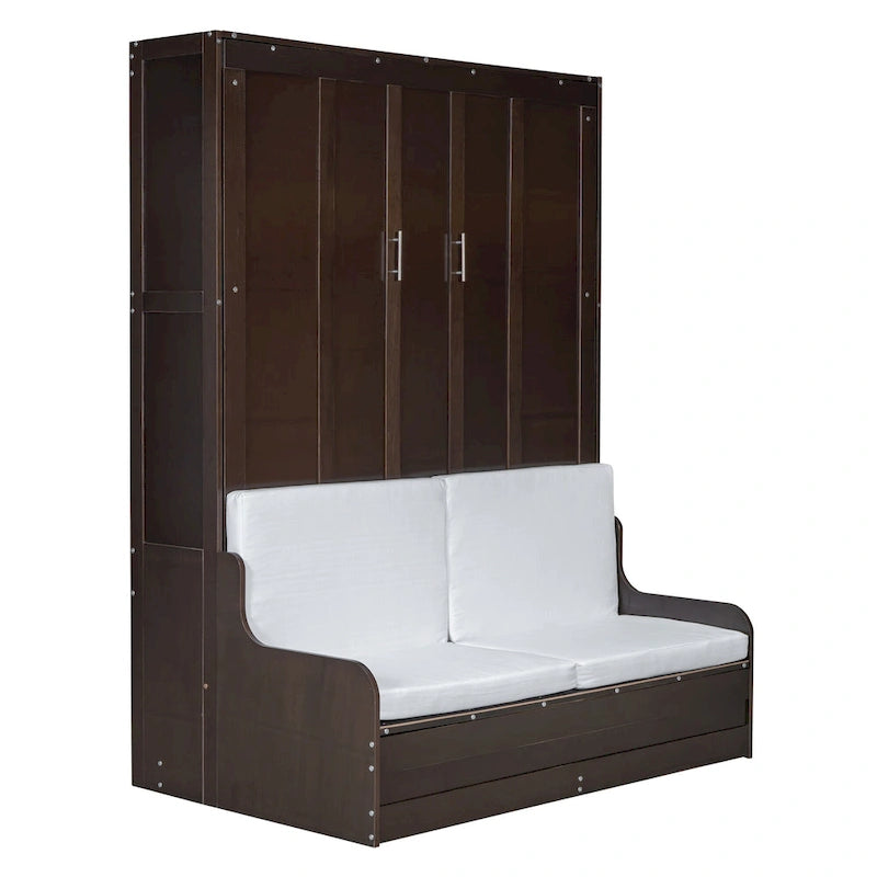 Modern Queen Size Multi-function Murphy Bed with Cushion