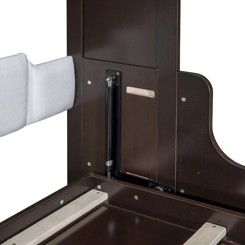 Modern Queen Size Multi-function Murphy Bed with Cushion