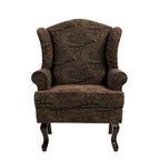 Mid-Century Modern Upholstered Wingback Accent Chair