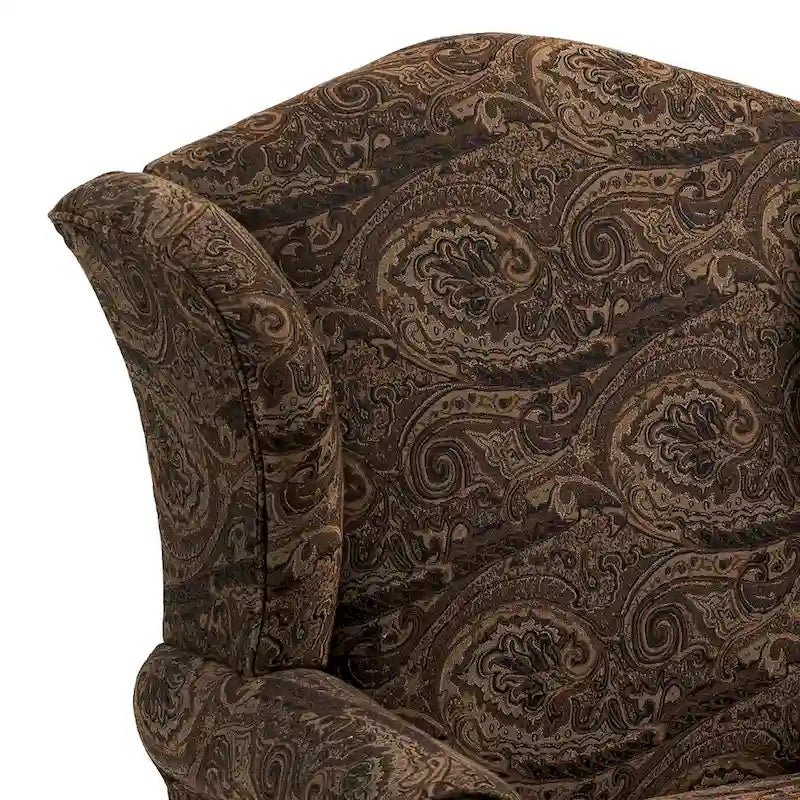 Mid-Century Modern Upholstered Wingback Accent Chair
