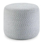 WYNDENHALL Brodie Round Braided Pouf