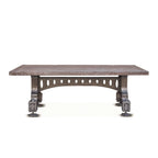 Sterling Cast Iron Table with Reclaimed Teak Top