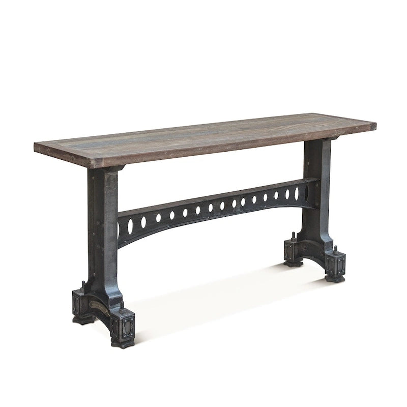 Sterling Cast Iron Table with Reclaimed Teak Top