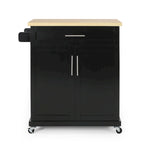 Batavia Indoor Kitchen Cart with Wheels by