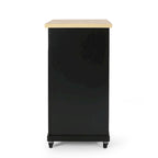 Batavia Indoor Kitchen Cart with Wheels by