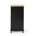 Batavia Indoor Kitchen Cart with Wheels by