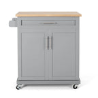 Batavia Indoor Kitchen Cart with Wheels by