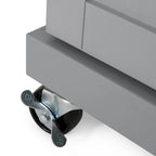 Batavia Indoor Kitchen Cart with Wheels by