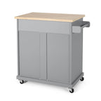 Batavia Indoor Kitchen Cart with Wheels by