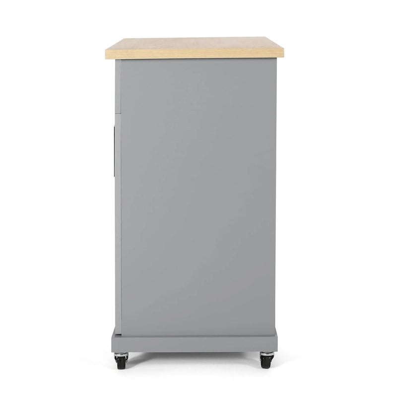 Batavia Indoor Kitchen Cart with Wheels by