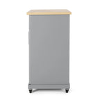 Batavia Indoor Kitchen Cart with Wheels by