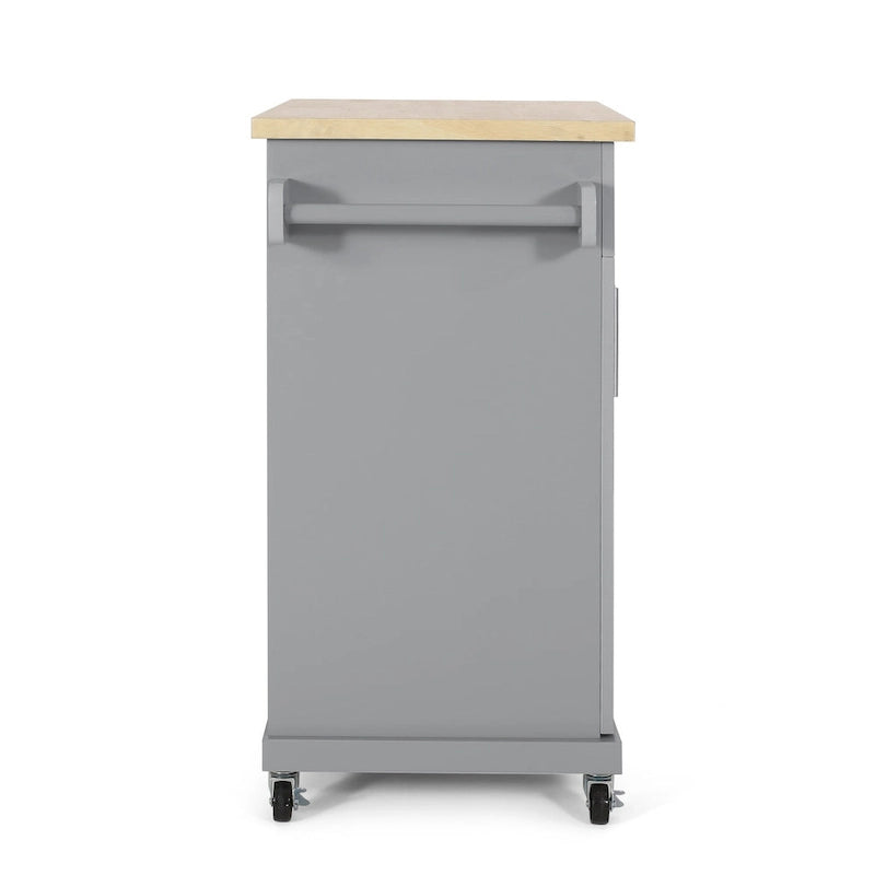 Batavia Indoor Kitchen Cart with Wheels by