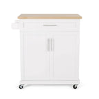 Batavia Indoor Kitchen Cart with Wheels by