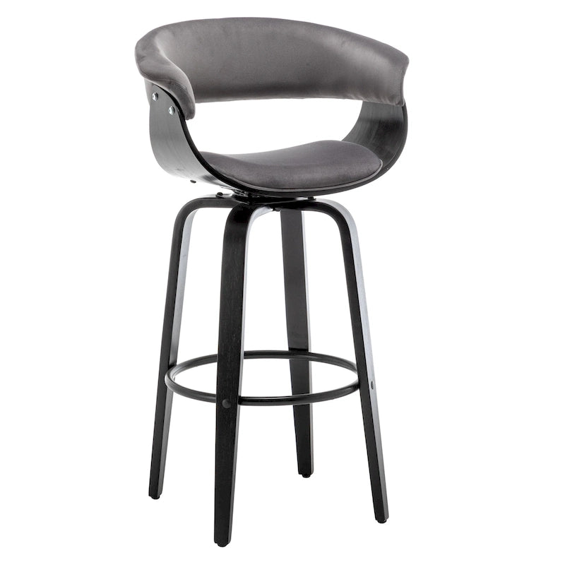 Lalit Padded Modern Bar Stool (Set of 2 Stools)