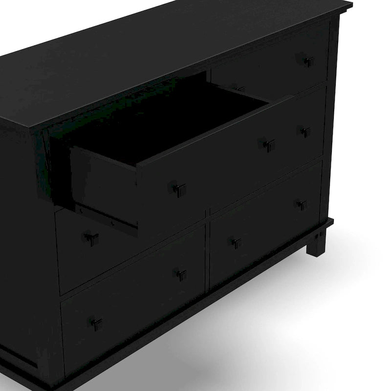 Oak Park Black Wood Dresser