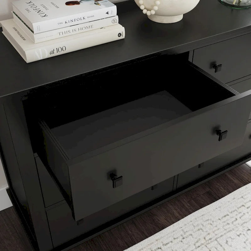 Oak Park Black Wood Dresser