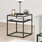 Ada Side Table Blackened Bronze Finish