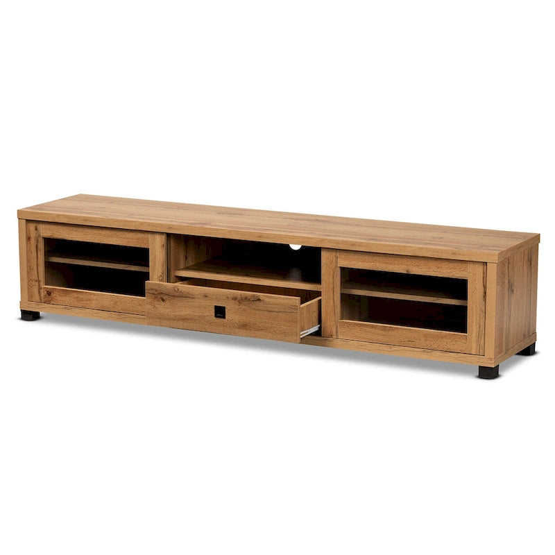 Beasley Modern and Contemporary Wood TV Stand 1-Drawer