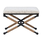 Ella Boho Campaign Accent Stool