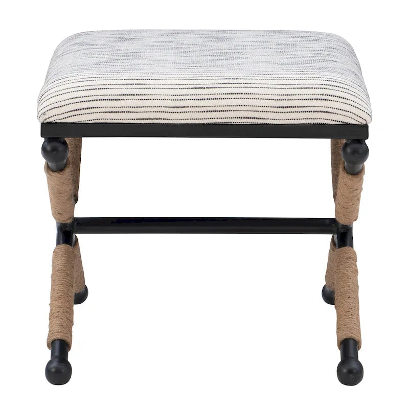 Ella Boho Campaign Accent Stool
