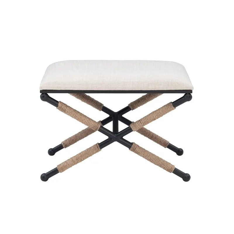 Ella Boho Campaign Accent Stool
