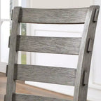 Bura Farmhouse Gray 2-piece Dining Chairs by