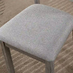 Bura Farmhouse Gray 2-piece Dining Chairs by