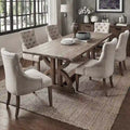 Paloma Farmhouse Reclaimed Wood 7-Piece Dining Set by