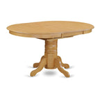 5 Piece Dining Room Table Set- an Oval Kitchen Table and 4 Dining Chairs, 42x60 Inch, Oak