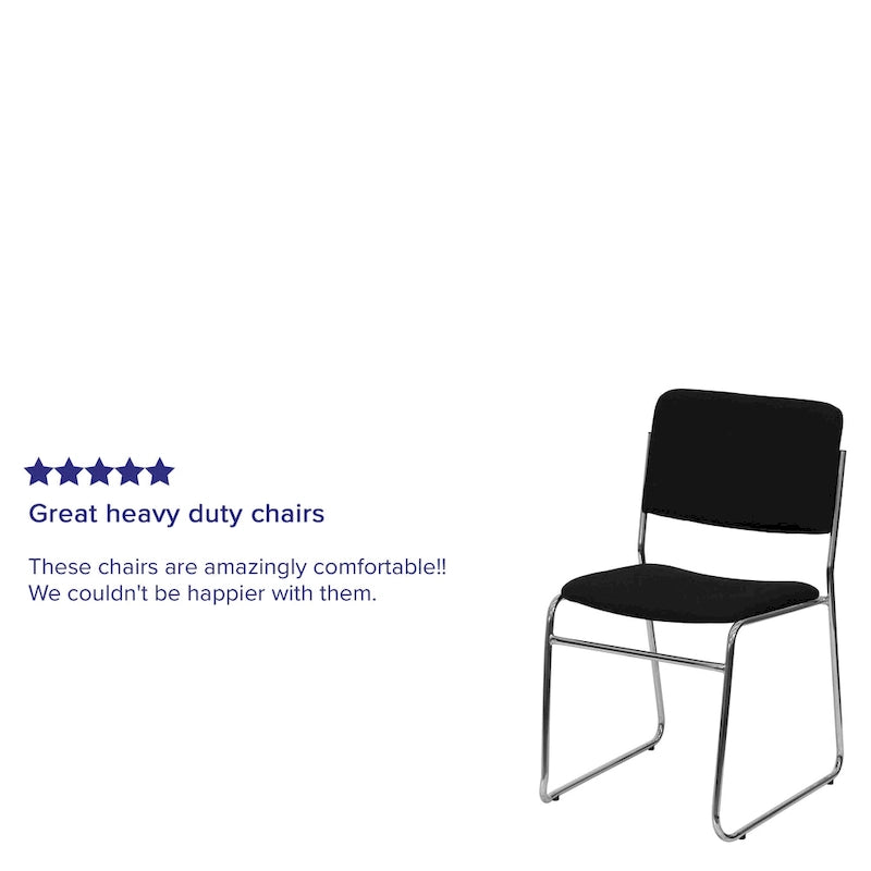 500 lb. Capacity High Density Stacking Chair with Sled Base