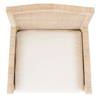 SAFAVIEH Almira Coastal Accent Chair with Cushion - 22.8 W x 22.4 L x 34.6 H - 23Wx22Dx35H