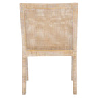 SAFAVIEH Almira Coastal Accent Chair with Cushion - 22.8 W x 22.4 L x 34.6 H - 23Wx22Dx35H