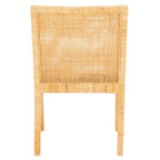 SAFAVIEH Almira Coastal Accent Chair with Cushion - 22.8 W x 22.4 L x 34.6 H - 23Wx22Dx35H