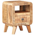 Cabinet Nightstand Side End Table, Solid Wood Legs, 11.8"x11.8"x16.1", Bedroom Furniture