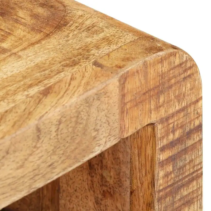 Cabinet Nightstand Side End Table, Solid Wood Legs, 11.8"x11.8"x16.1", Bedroom Furniture