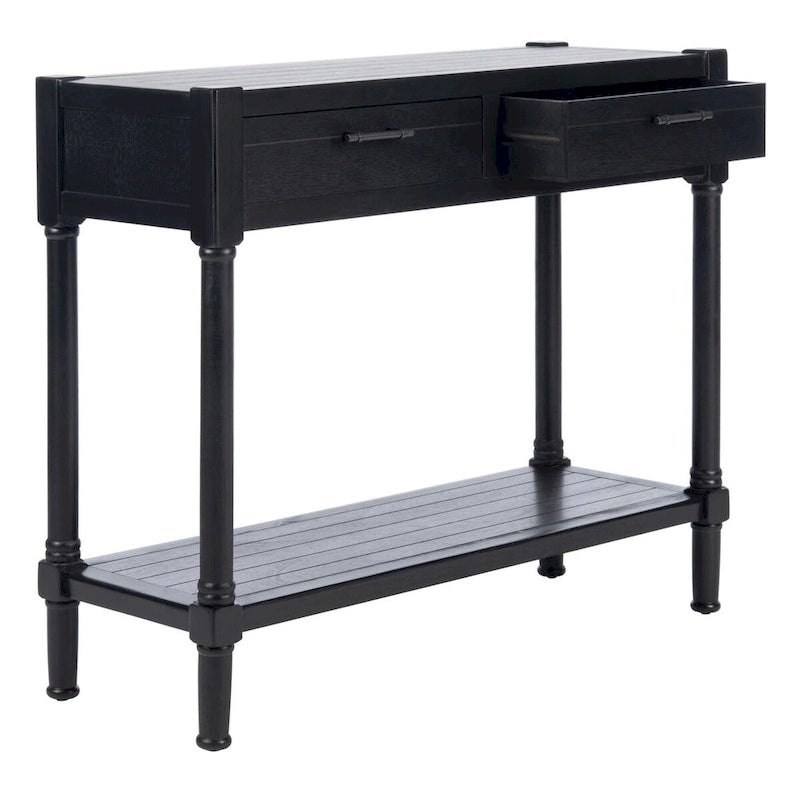SAFAVIEH Phillis 2-Drawer Console Table - 35.5 W x 13 L x 29.5 H - 36Wx13Dx30H
