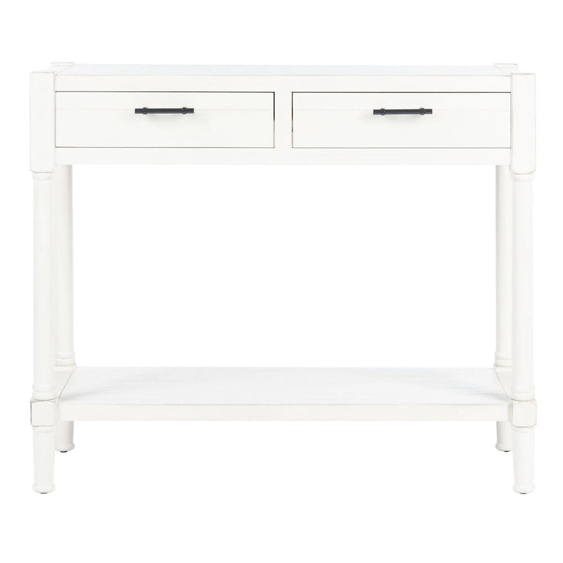 SAFAVIEH Phillis 2-Drawer Console Table - 35.5 W x 13 L x 29.5 H - 36Wx13Dx30H
