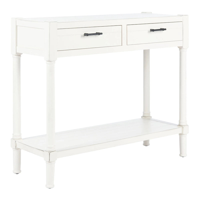 SAFAVIEH Phillis 2-Drawer Console Table - 35.5 W x 13 L x 29.5 H - 36Wx13Dx30H