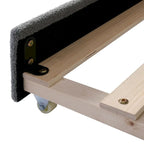 Twin Size UTeddy Fleece Daybed with Storage Armrests andTrundle